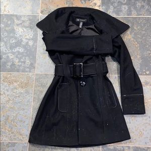INC BLACK WINTER COAT